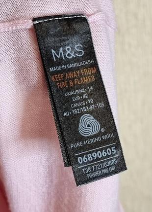 Свитер, джемпер из мериносовой шерсти marks&spencer,  оригинал3 фото