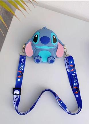 Силиконовая сумочка для девочки stitch