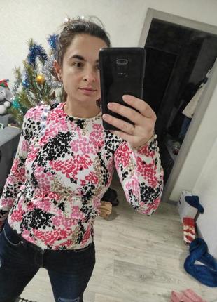 Свитер в принт вискоза m&amp;s