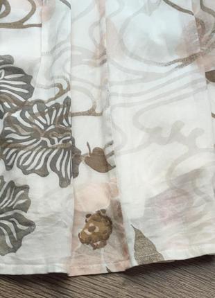 Легкая летняя котоновая пышная юбка р.s-m3 фото