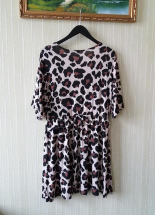 Boohoo платье  леопардовый принт очень женственное и красивое точно такое как на модели5 фото