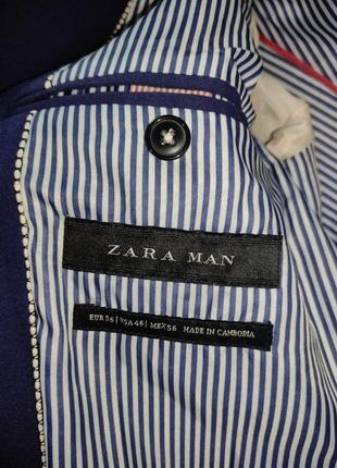 Мужской пиджак блейзер zara man3 фото