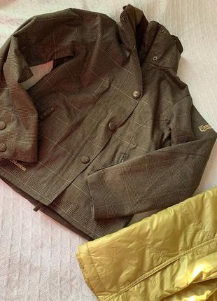 Оригинальная горнолыжная куртка коламбия коричневая с люрексом3 фото