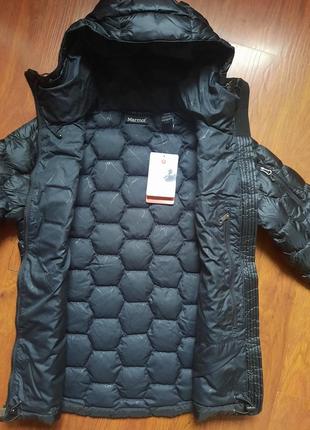 Куртка легкий пуховик ⚫ зимняя пуховая курточка с капюшоном4 фото