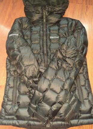 Куртка легкий пуховик ⚫ зимняя пуховая курточка с капюшоном7 фото