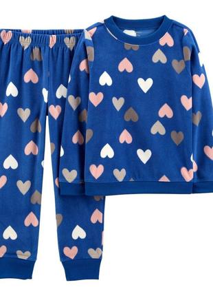 От бренда картерс теплая флисовая пижама для девочки