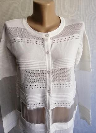 Дизайнерская кофта блуза туника silvian heach, размер xs,s, м3 фото