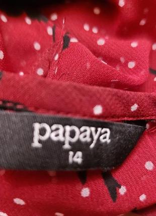 Шифоновая блузка бренд papaya7 фото