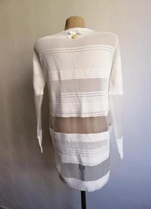 Дизайнерская кофта блуза туника silvian heach, размер xs,s, м4 фото