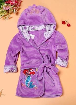 Теплий халат для дівчинки