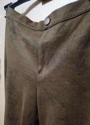 Лосины лосіни легінси штани жіночі брюки штаны скини легинсы женские calzedonia коричневые под замшу облегающее9 фото