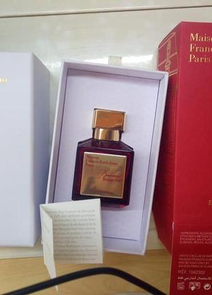 70 мл, maison francis kurkdjian baccarat rouge 540 extrait de parfum, нишевый парфюм.1 фото