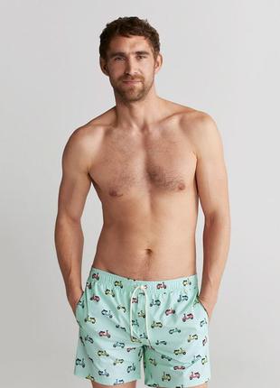 Мужские шорты пляжные mango1 фото
