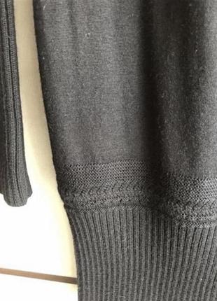 Платье свитер черное5 фото
