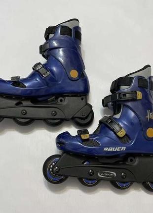 Роликові ковзани bauer, 25 см, упоряд. відмінне!
