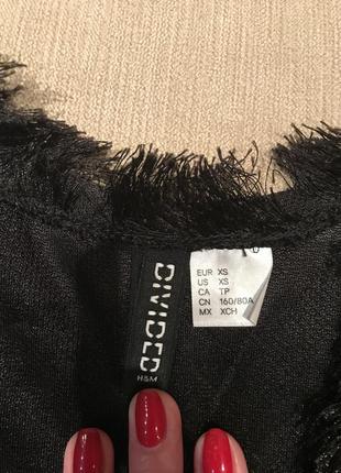 Чёрный кардиган h&m 5