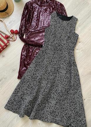Неймовірна сукня сарафан  міді кльош пишна міді в ялиночку zara 202234 фото