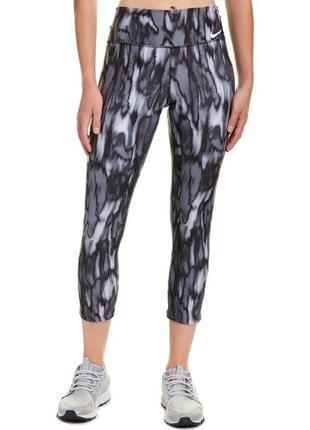 Женские тайтсы nike power legend crop aa4390-010