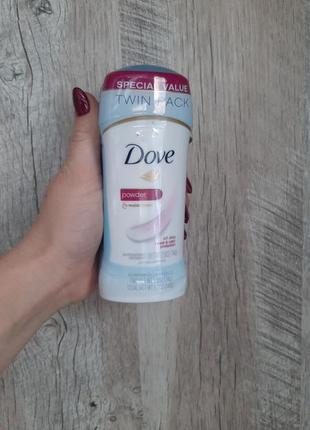 Dove invisible solid deodorant, порошок, 2 шт. в упаковке, 74 г 1+12 фото