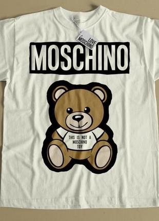 🐻футболки унисекс в стиле moschino teddy bear🐻🐻