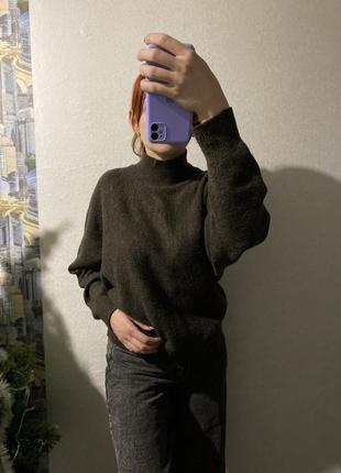 Объемный свитер под горло2 фото