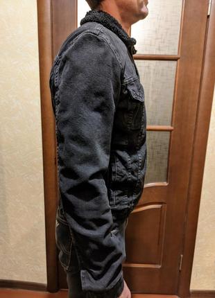 Шерпа куртка levi's zara man размер m2 фото