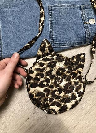 Леопардова міні-сумочка