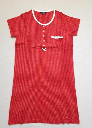 Класна бавовняна нічна сорочка в дрібний горошок secret possessions