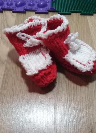 Тапочки вязані шкарпетки 10р.