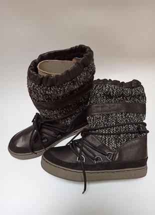 Anna field напівчобітки жіночі теплі.брендове взуття stock
