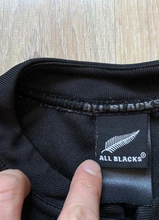 Мужская спортивная футболка регбийка adidas all blacks6 фото