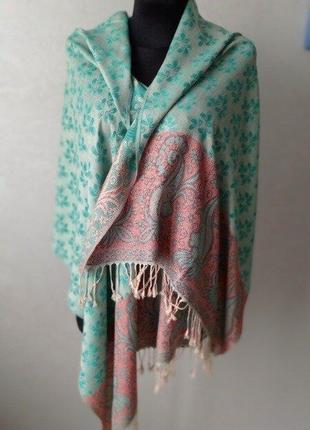 Базовый женский натуральный базовый шарф- 100 % кашемир9 фото