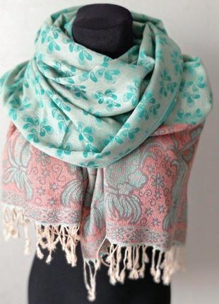 Базовый женский натуральный базовый шарф- 100 % кашемир3 фото