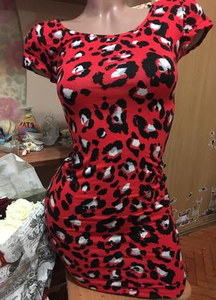 Красивое трикотажное платье new look