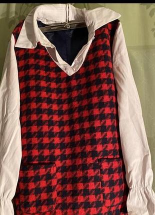 Твидовое платье