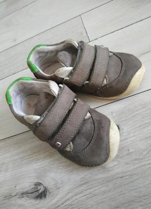 Кожаные демисезонные ботинки тцфли 22 размера