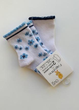 Детские носки для девочки, набор 2 пары