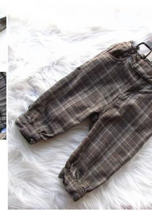 Стильные штаны капри с подтяжками  h&m