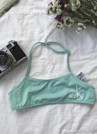 Бирюзовый верх от купальника calvin klein