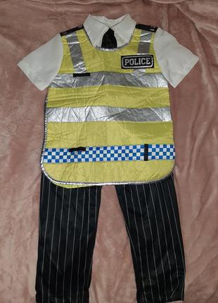 Костюм поліцейський на 5-6 років