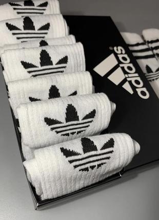 Подарунковий набір чоловічих шкарпеток adidas шкарпетки адідас чоловічі шкарпетки adidas1 фото