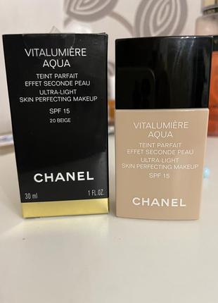 Chanel тональної крем aqua vitalumiere3 фото