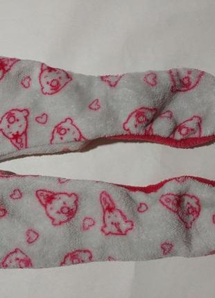 Кімнатні тапочки, плюшеві шкарпетки для дівчинки, euro 24/26, lupilu, німеччина3 фото