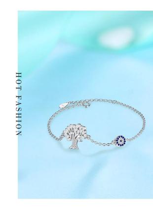 Срібний браслет "дерево життя"2 фото