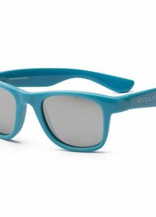 Детские солнцезащитные очки koolsun голубые серии wave размер 3+ (ks-wacb003)