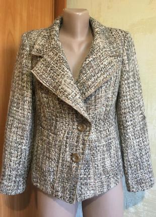 Бесподобный твидовый жакет,пиджак!!