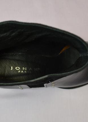 39-39,5 "jonak paris",франция, натуральная кожа! дизайнерские,уютные ботинки ботильоны5 фото