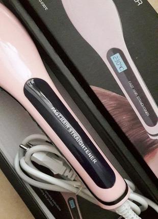 Выпрямитель-расческа "fast hair straightener"3 фото