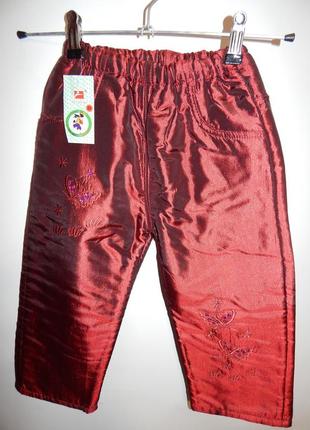 Штаны для девочек утепленные 22р.006шд
