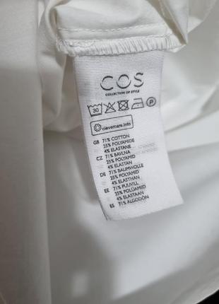 Красивая коттоновая блуза cos, р.s4 фото